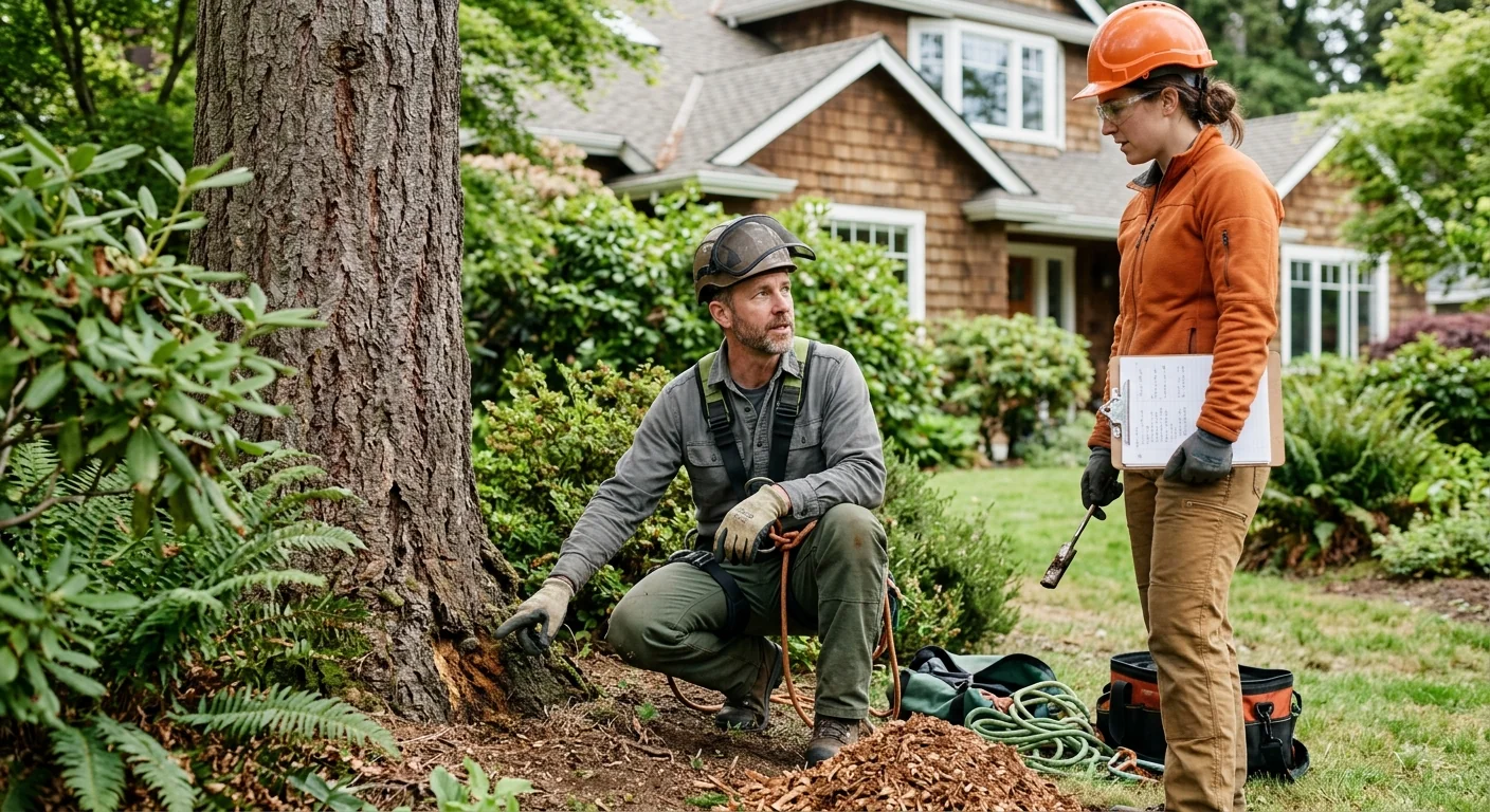 Cleared residential lot ready for construction in Edmonds